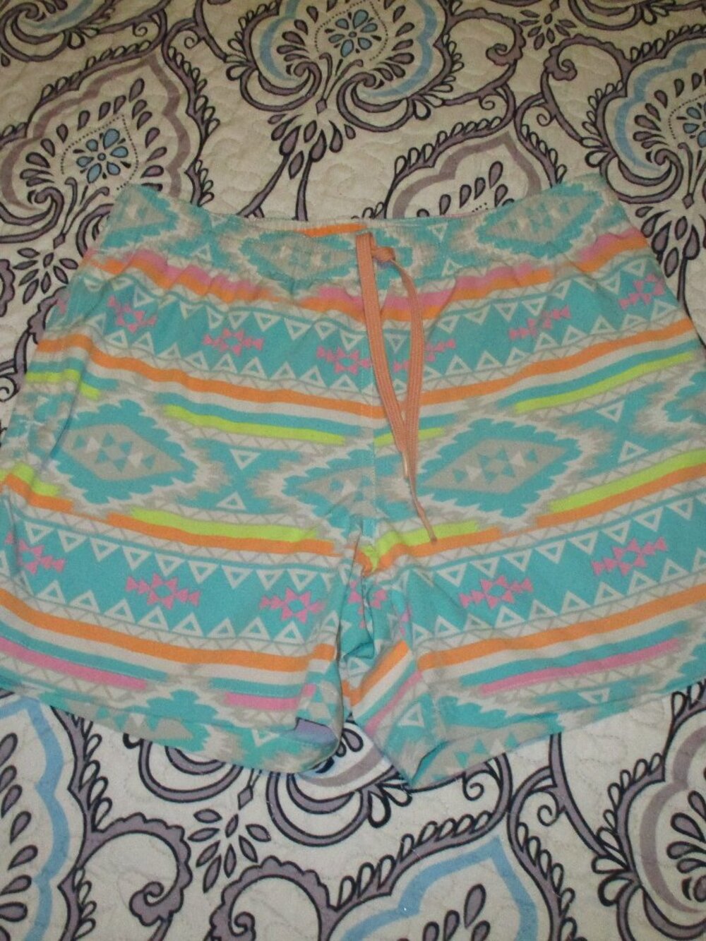 Chubbies 5.5" Swim Trunk With Liner The En Fuegos Aztec Print  S